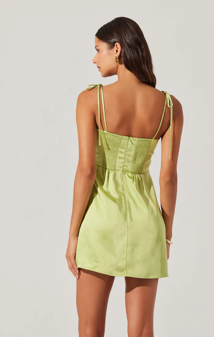 ASTR Cerelia Dress in Lime