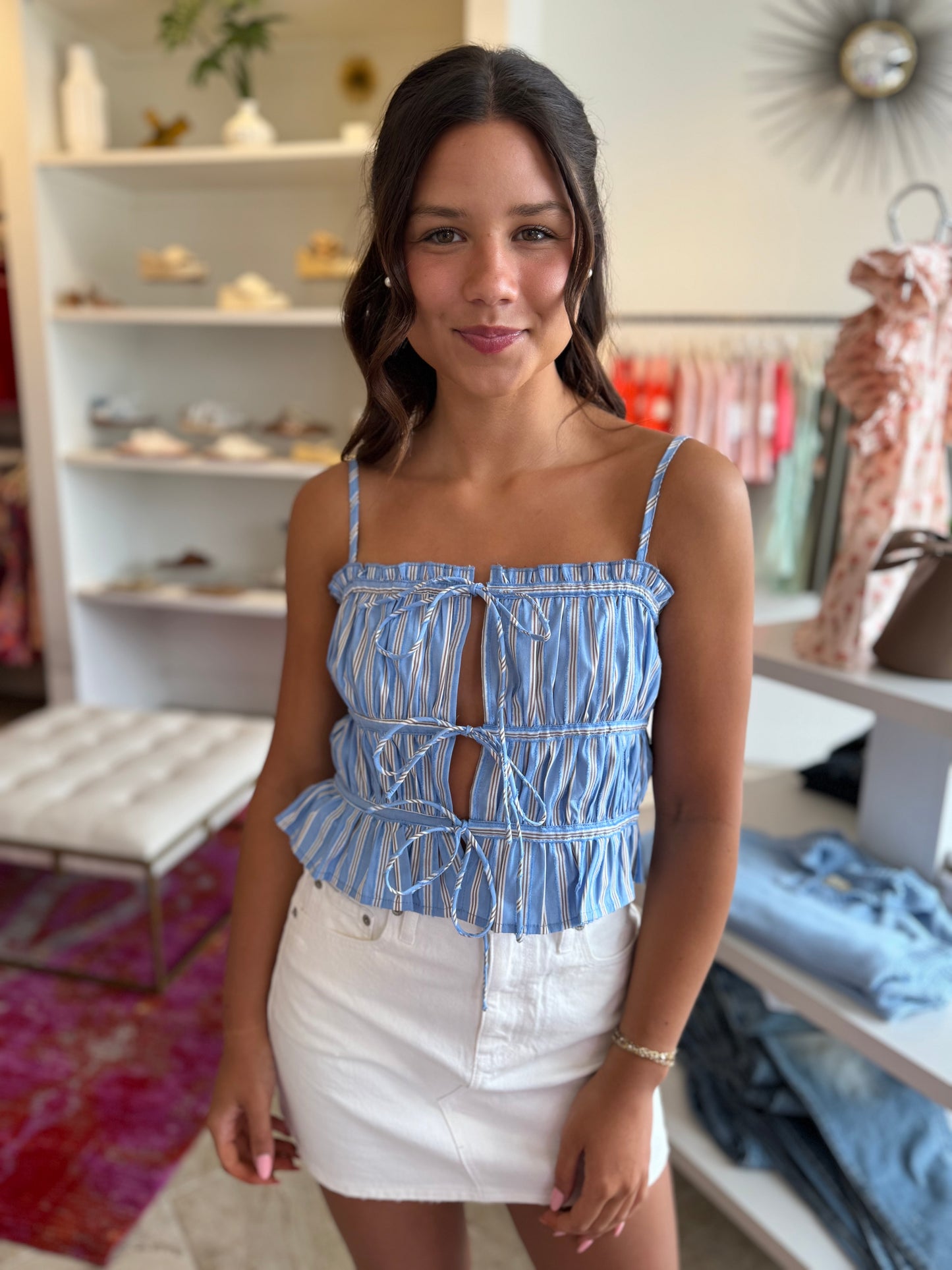 Lynnette Stripe Top