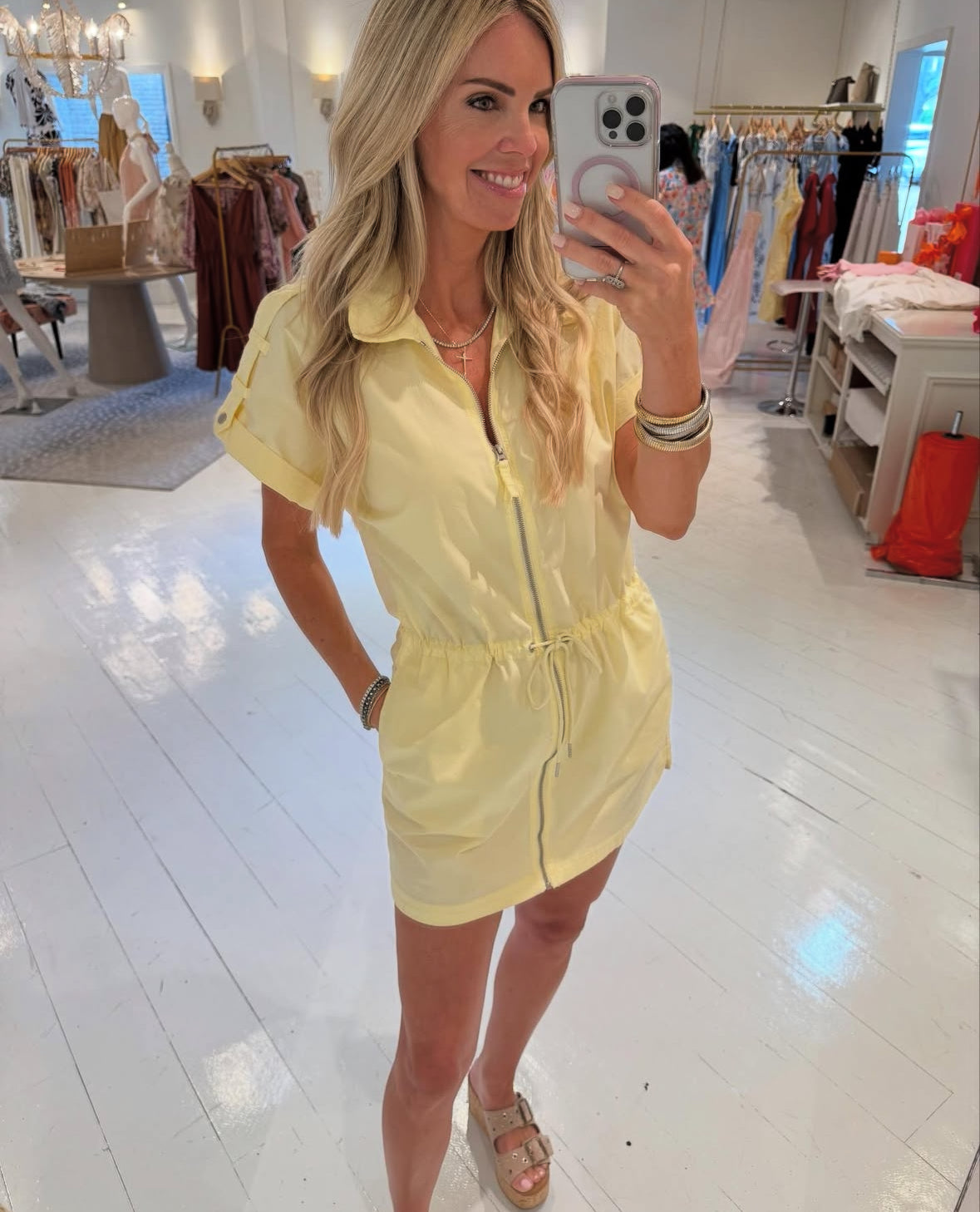 Pistola Meg Dress in Lemonade