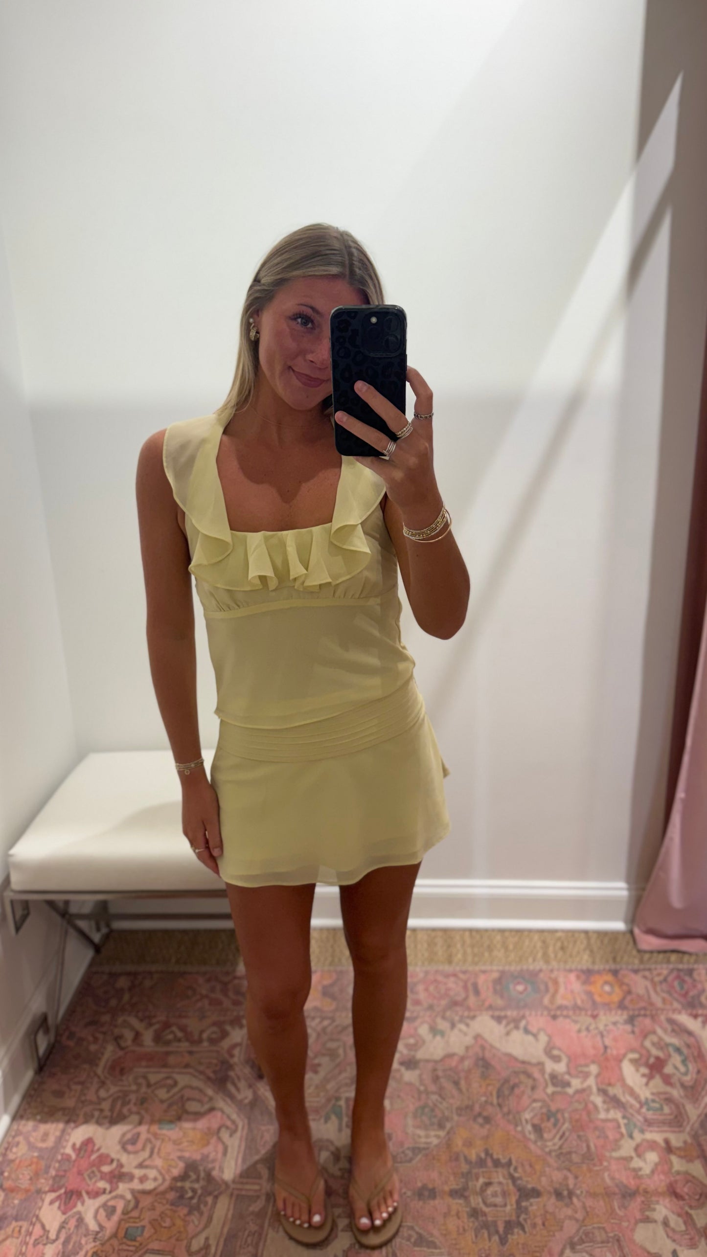 Nia Verbena Top & Cassia Skirt in Limon