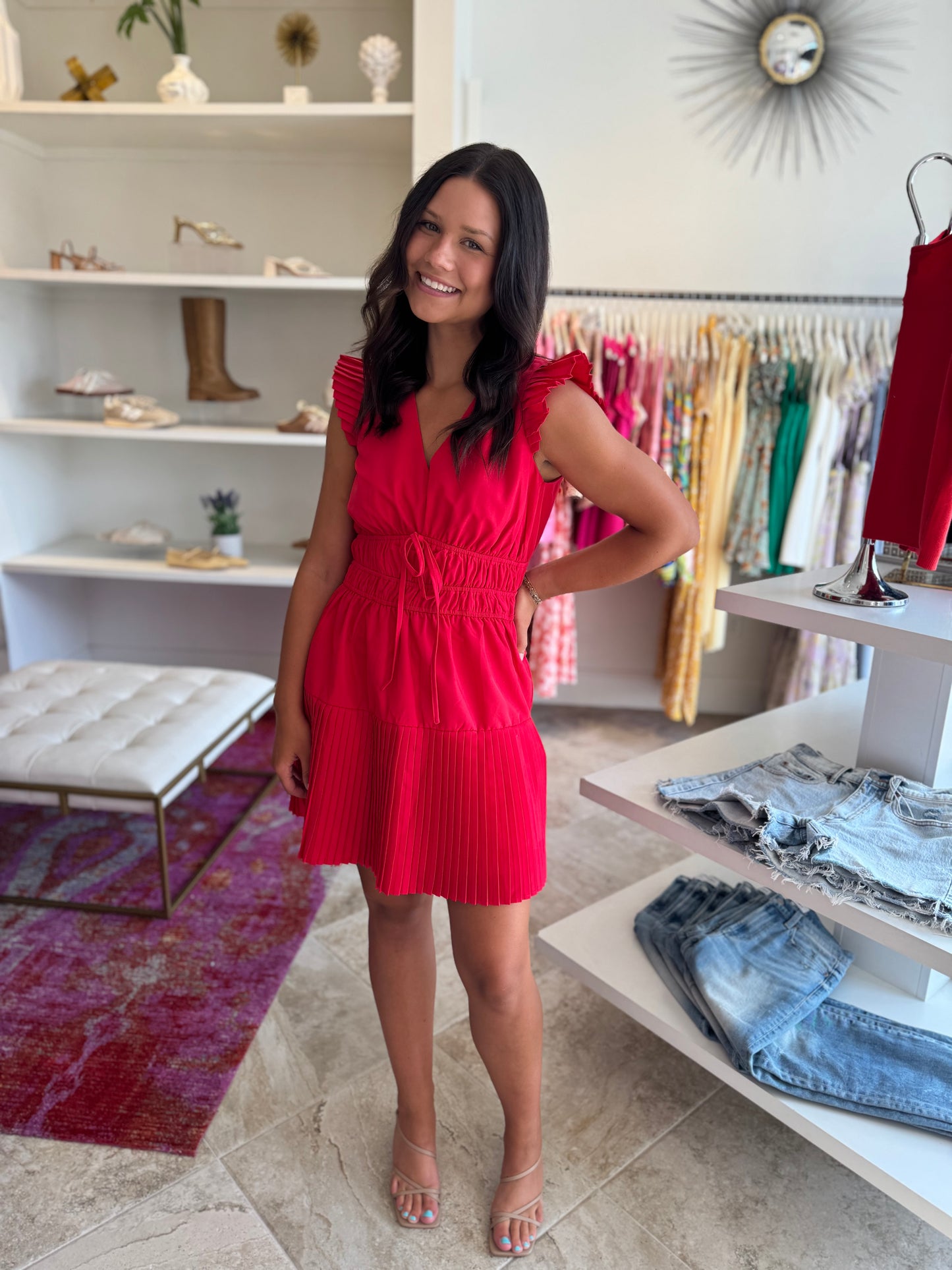 Renee Pleated Dress