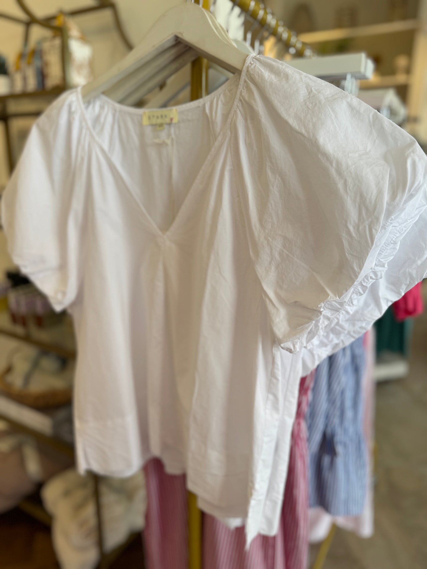 Stark X Rhonda Top in White