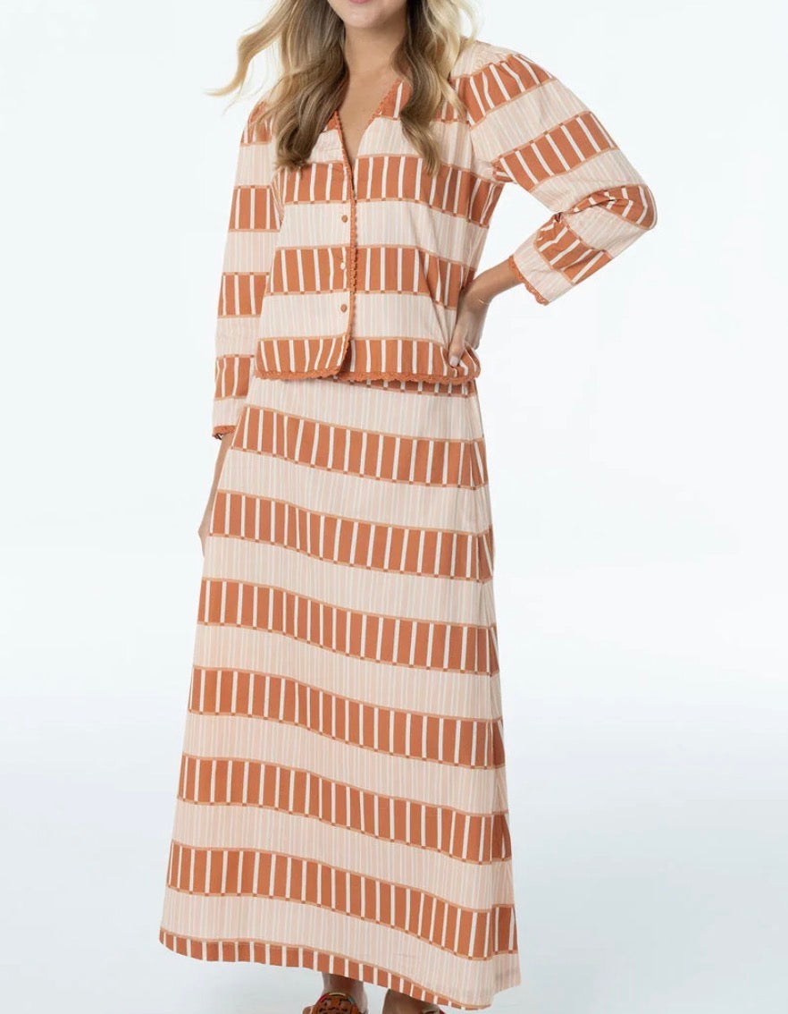 Briton Court Tiffany Skirt in Tan