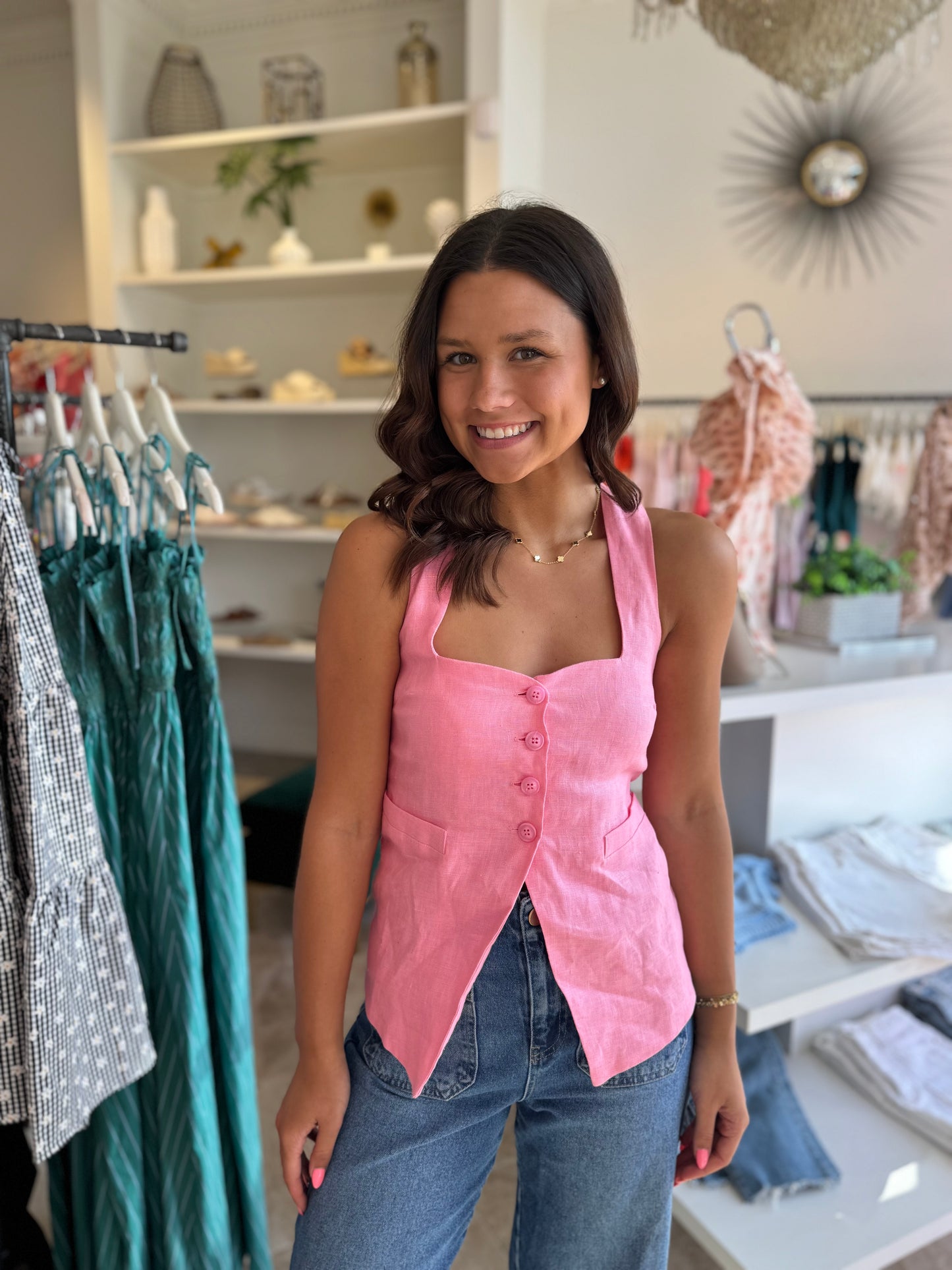 Bibi Linen Top