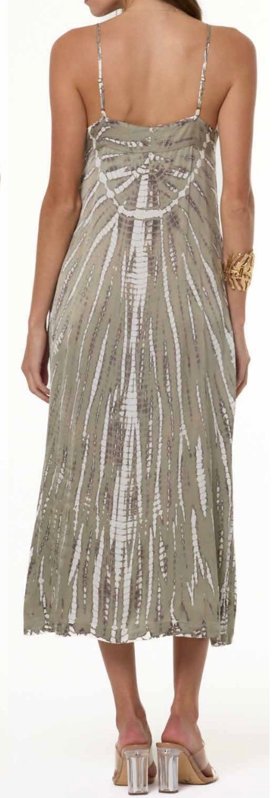 YFB Kahana Slip Dress in Desert Sage Nexus Wash