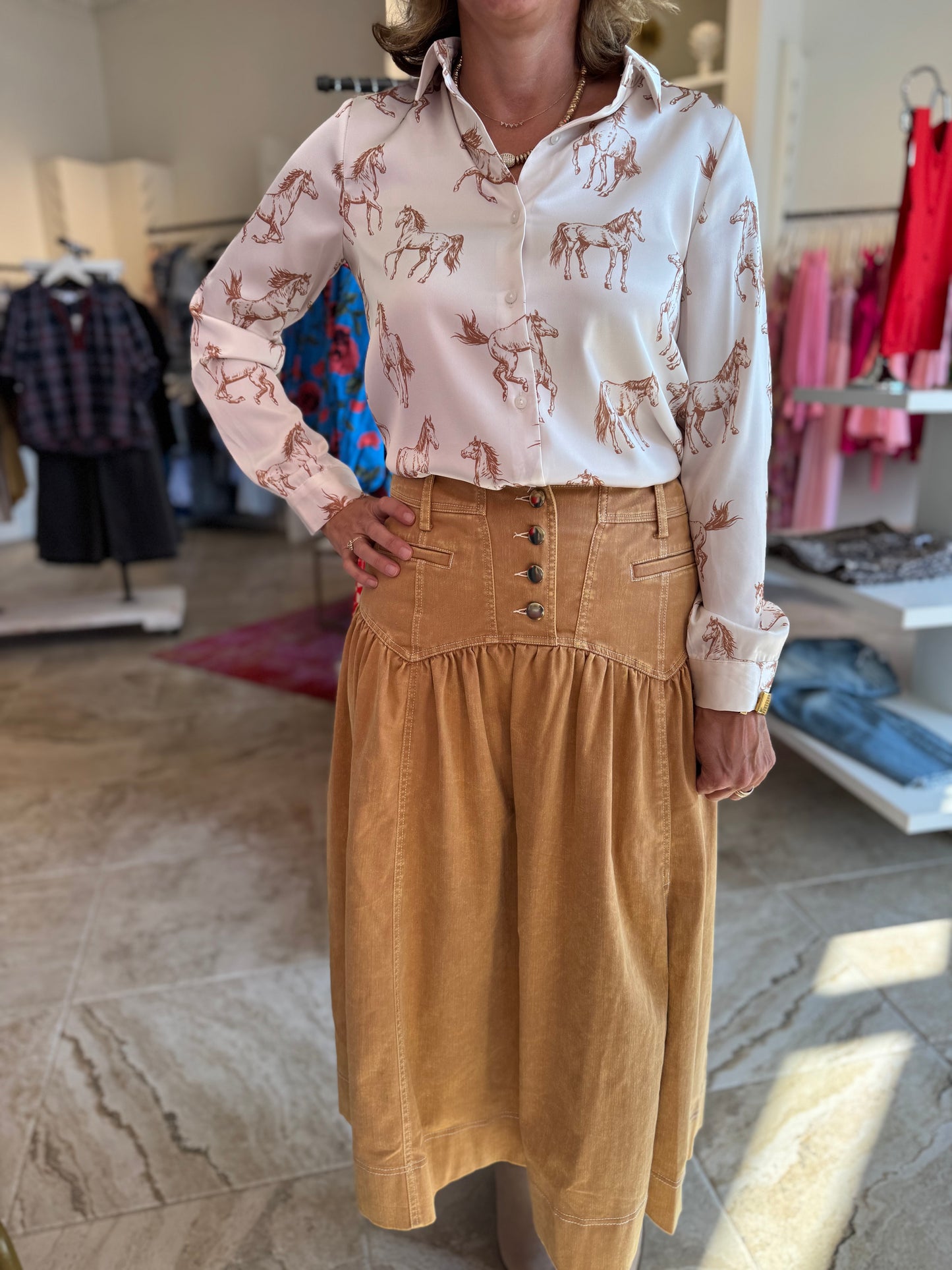 Riggins Button Down Blouse