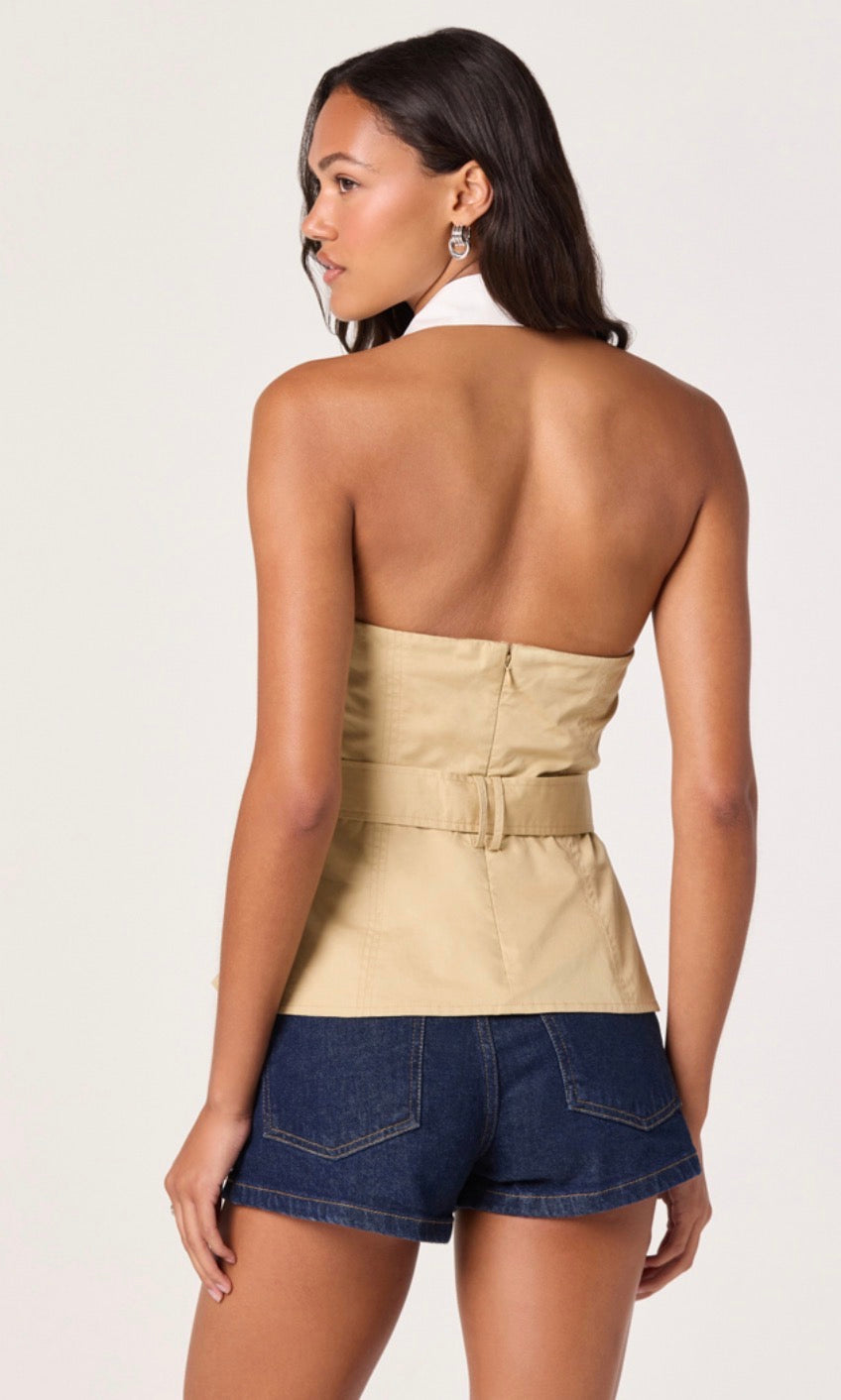 ASTR Aleda Top in Khaki