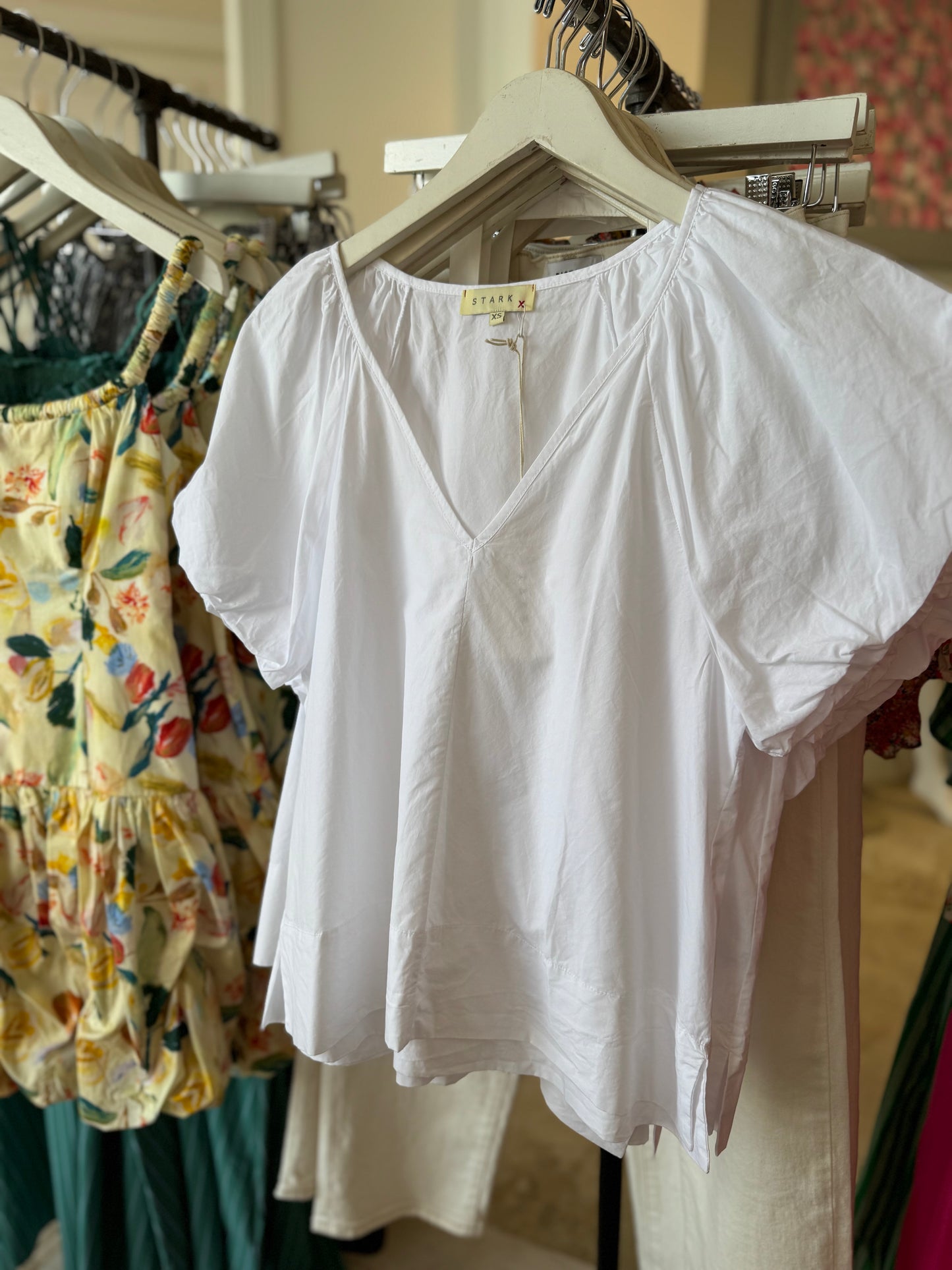Stark X Rhonda Top in White
