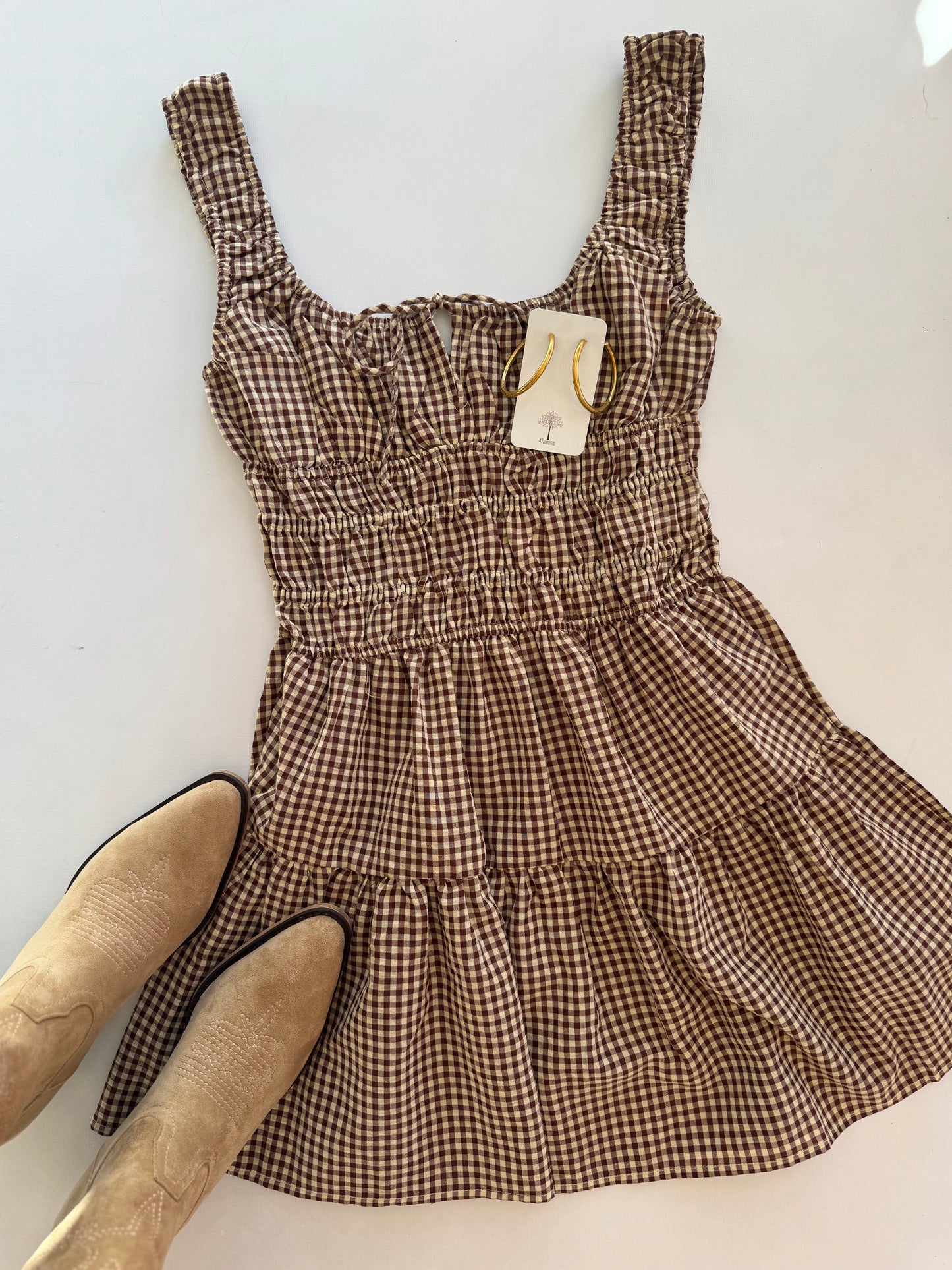 Nia Salt Dress in Henna