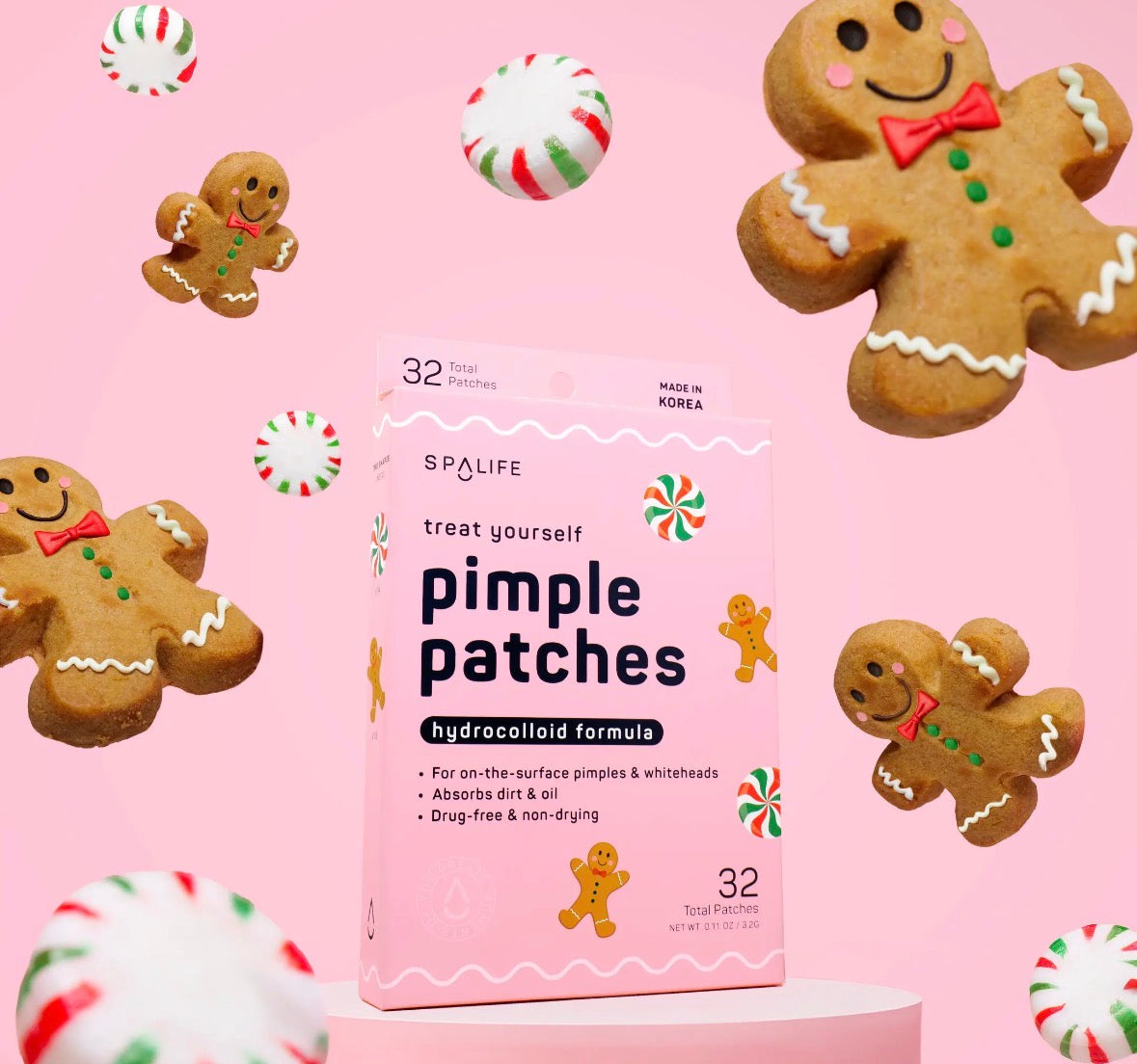 My Spa Life Christmas Holiday Treats Pimple Patches