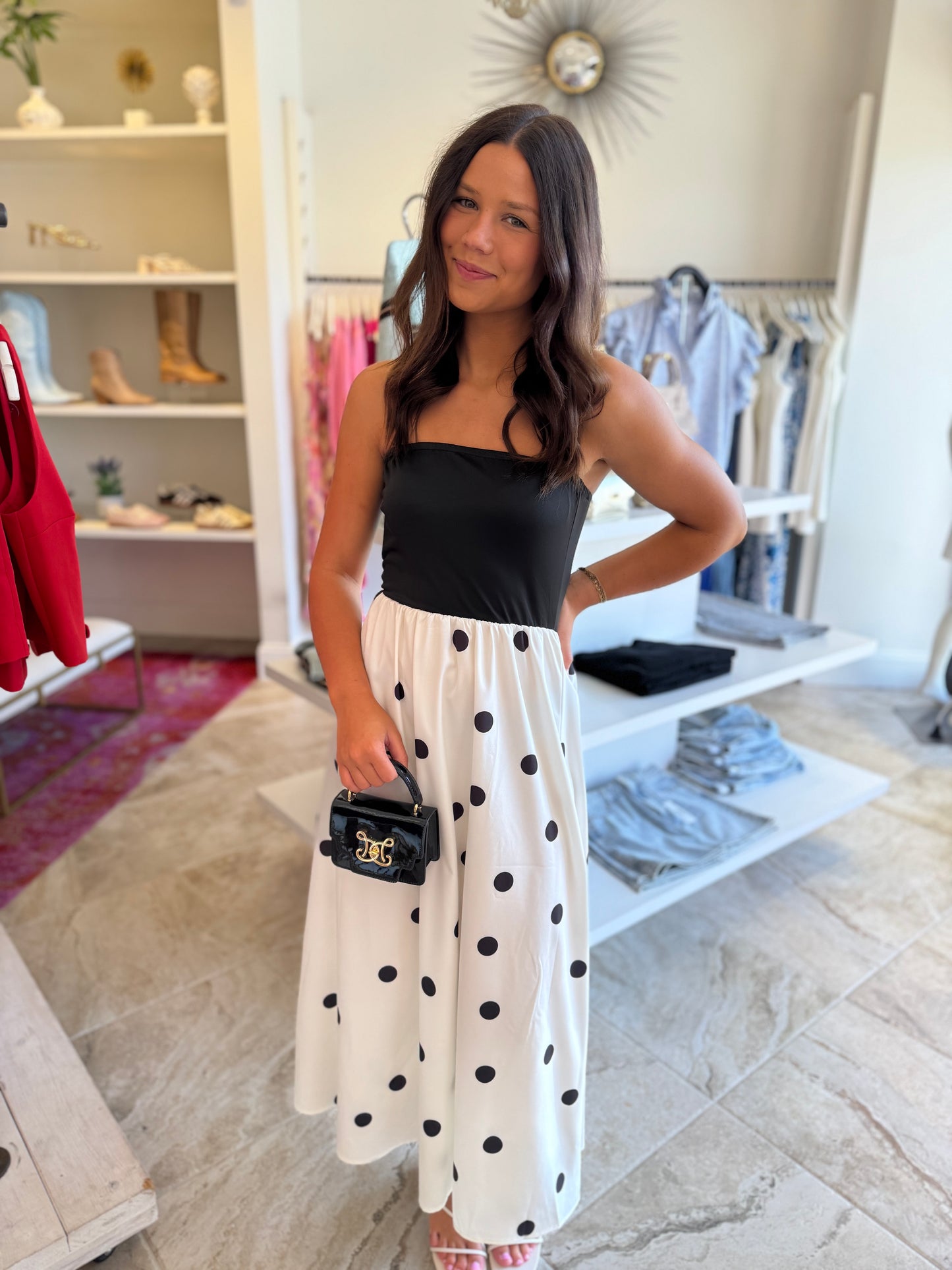 Percy Tube Strapless Midi Dress