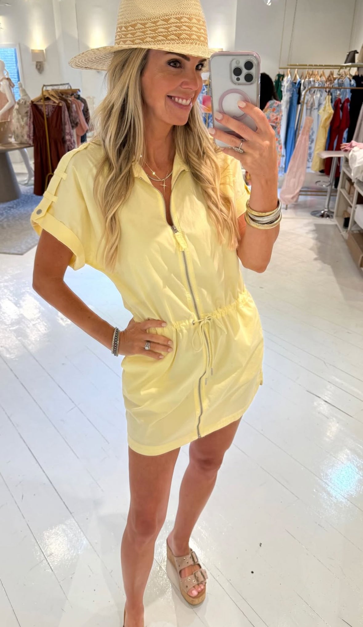 Pistola Meg Dress in Lemonade