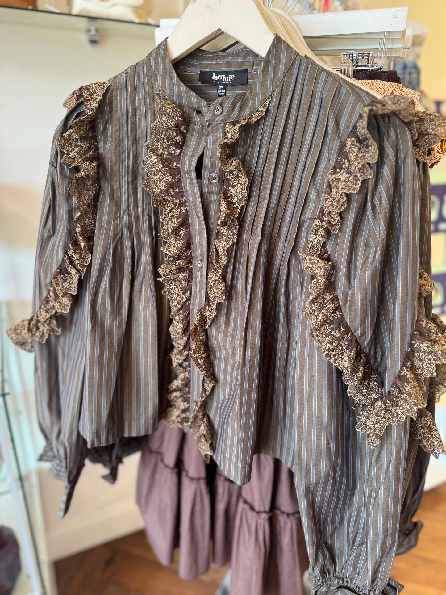 Jacquie The Label Avery Top in Ash Teal