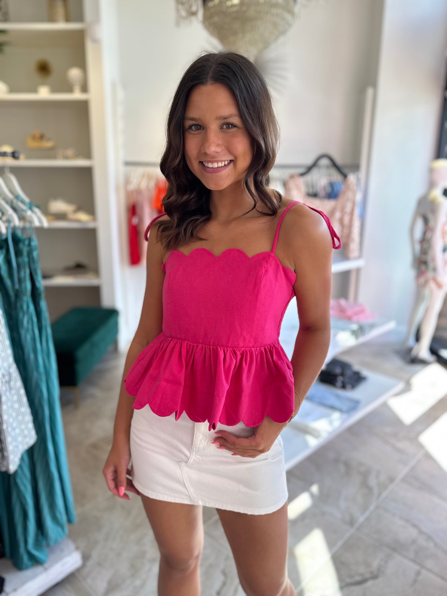 Sherri Scallop Tank