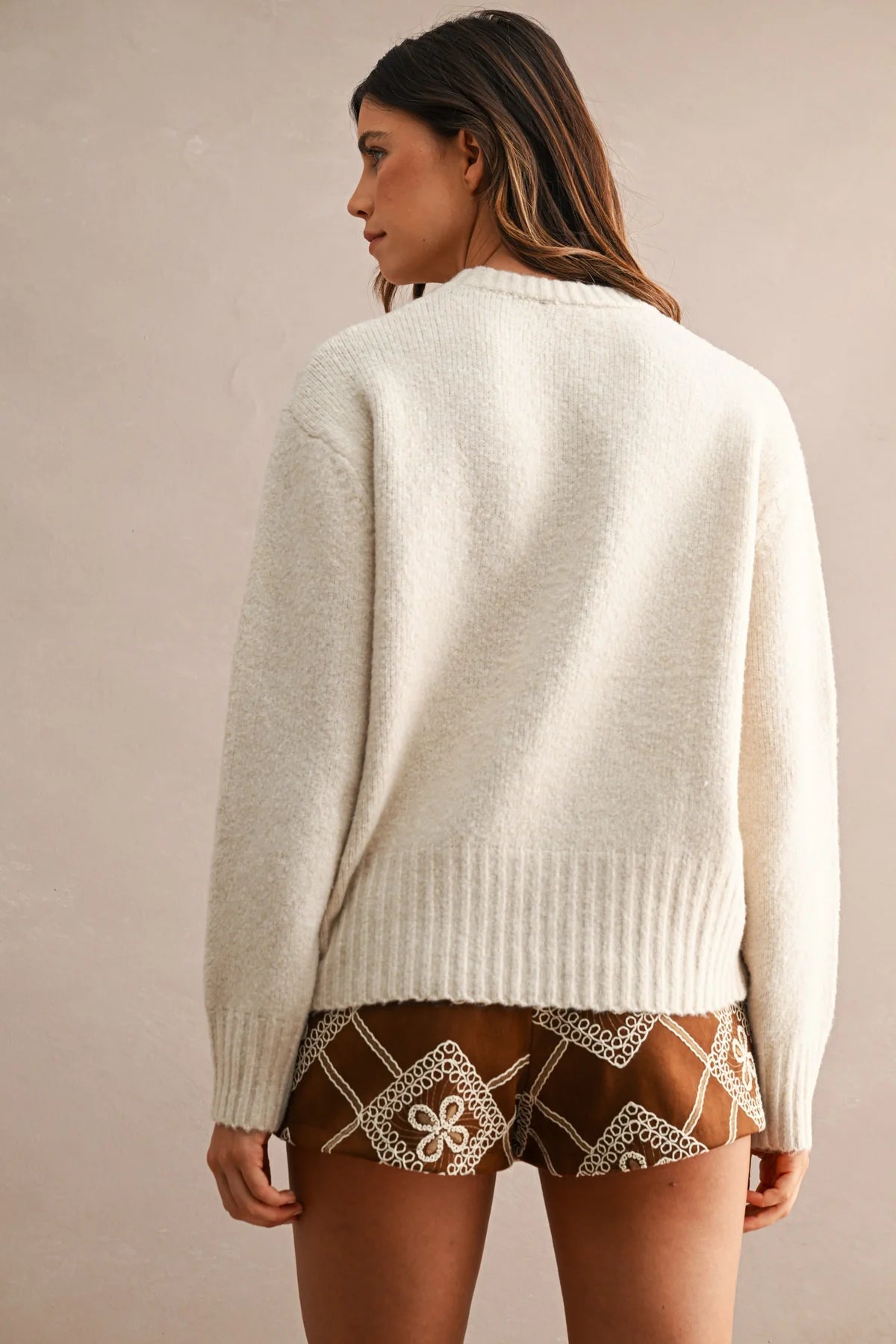 Spencer Paisley Suede Skort