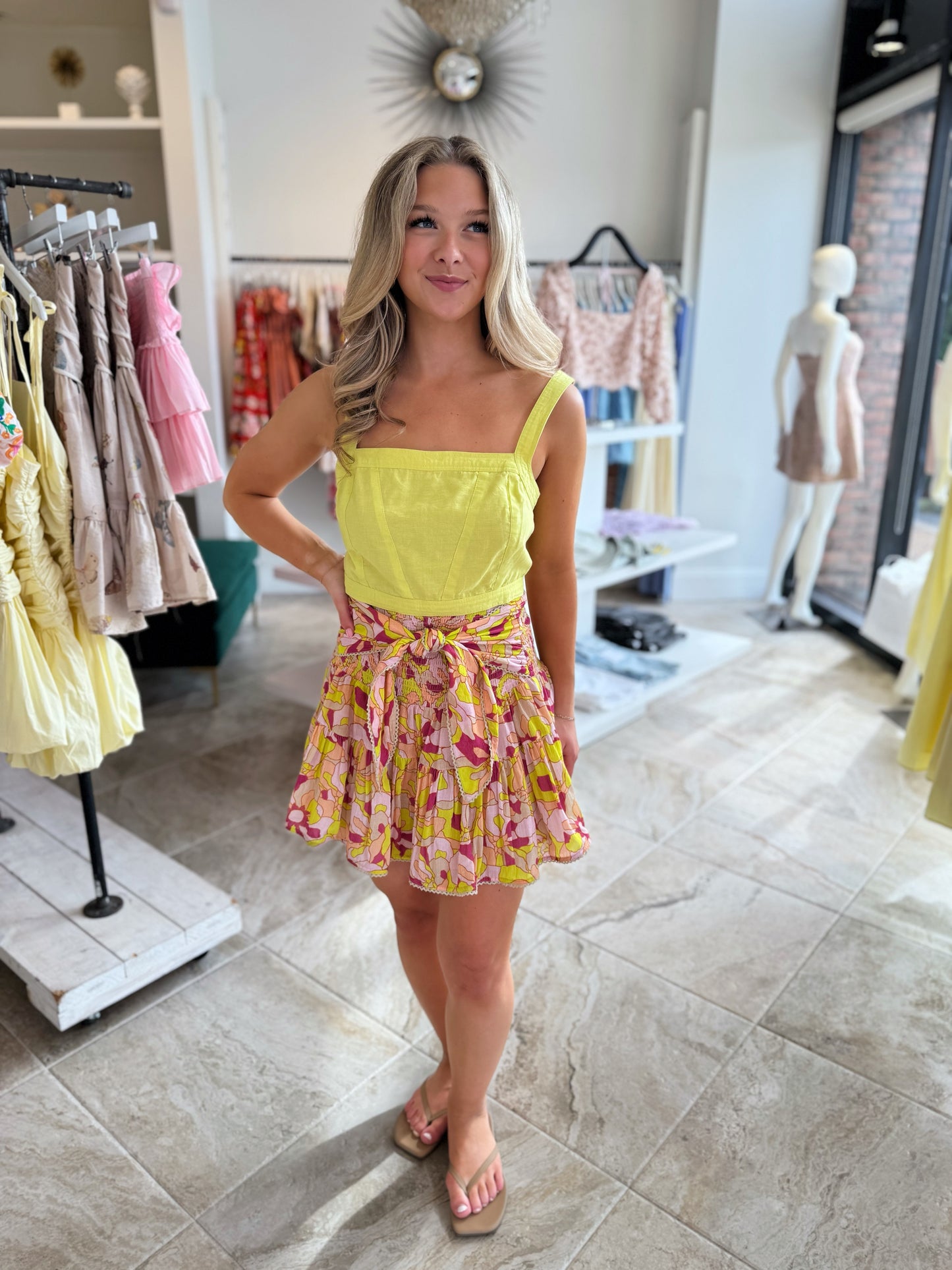 Allison New York Chase Mini Skirt