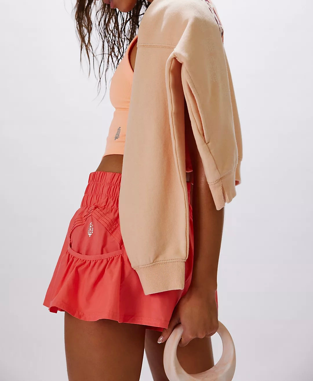 FP Movement Get Your Flirt On Short in Neon Coral