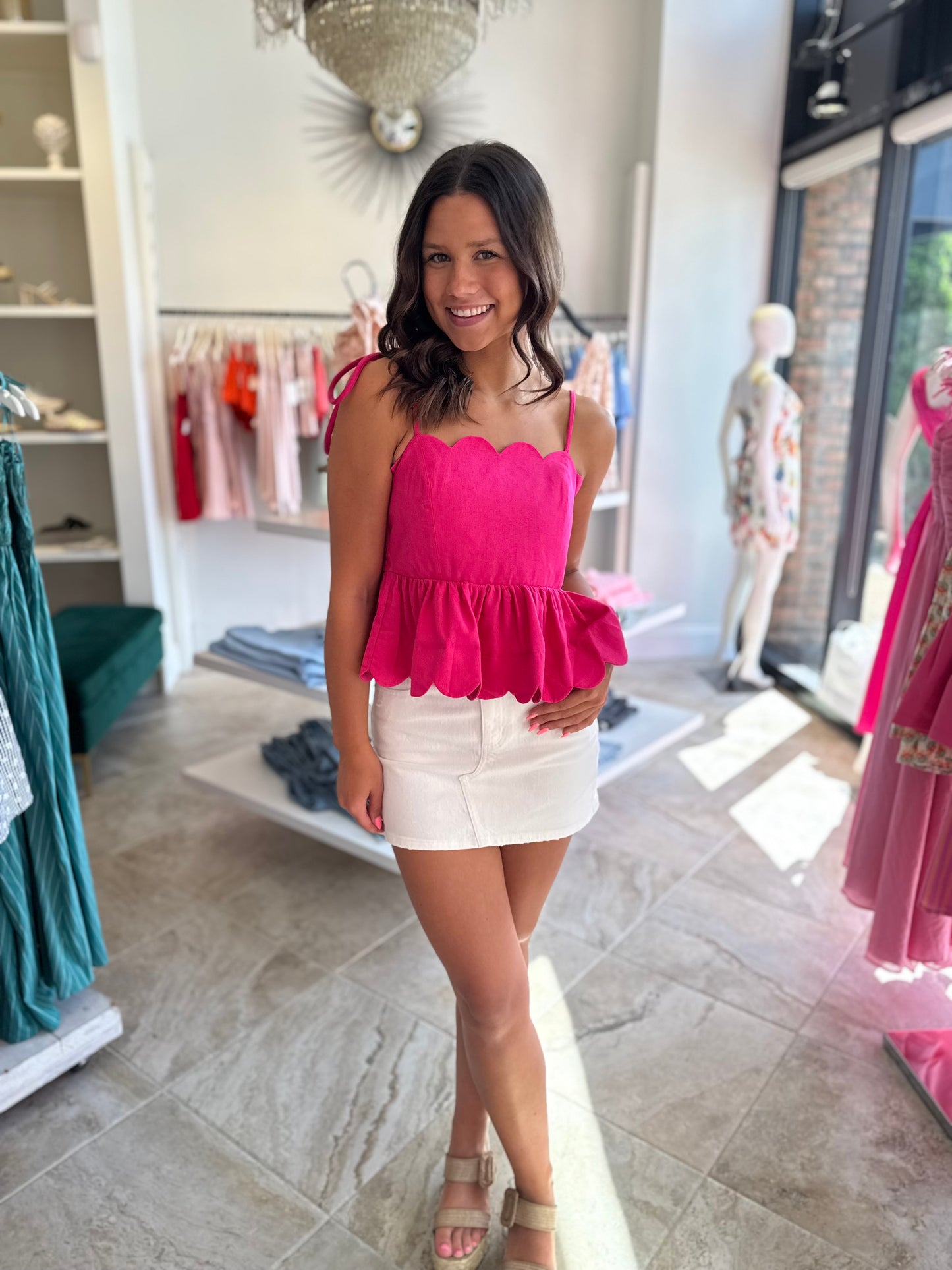 Sherri Scallop Tank