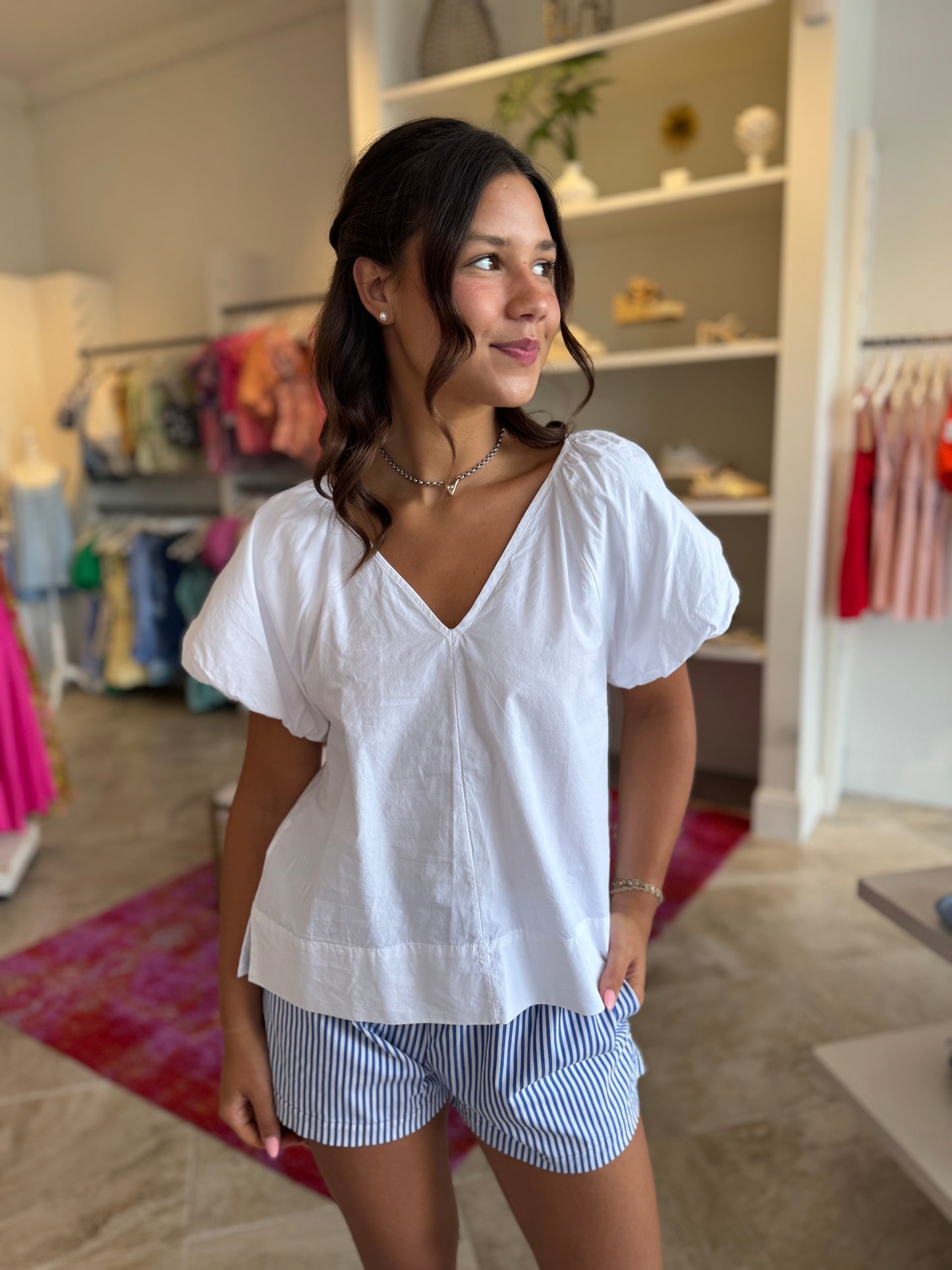 Stark X Rhonda Top in White