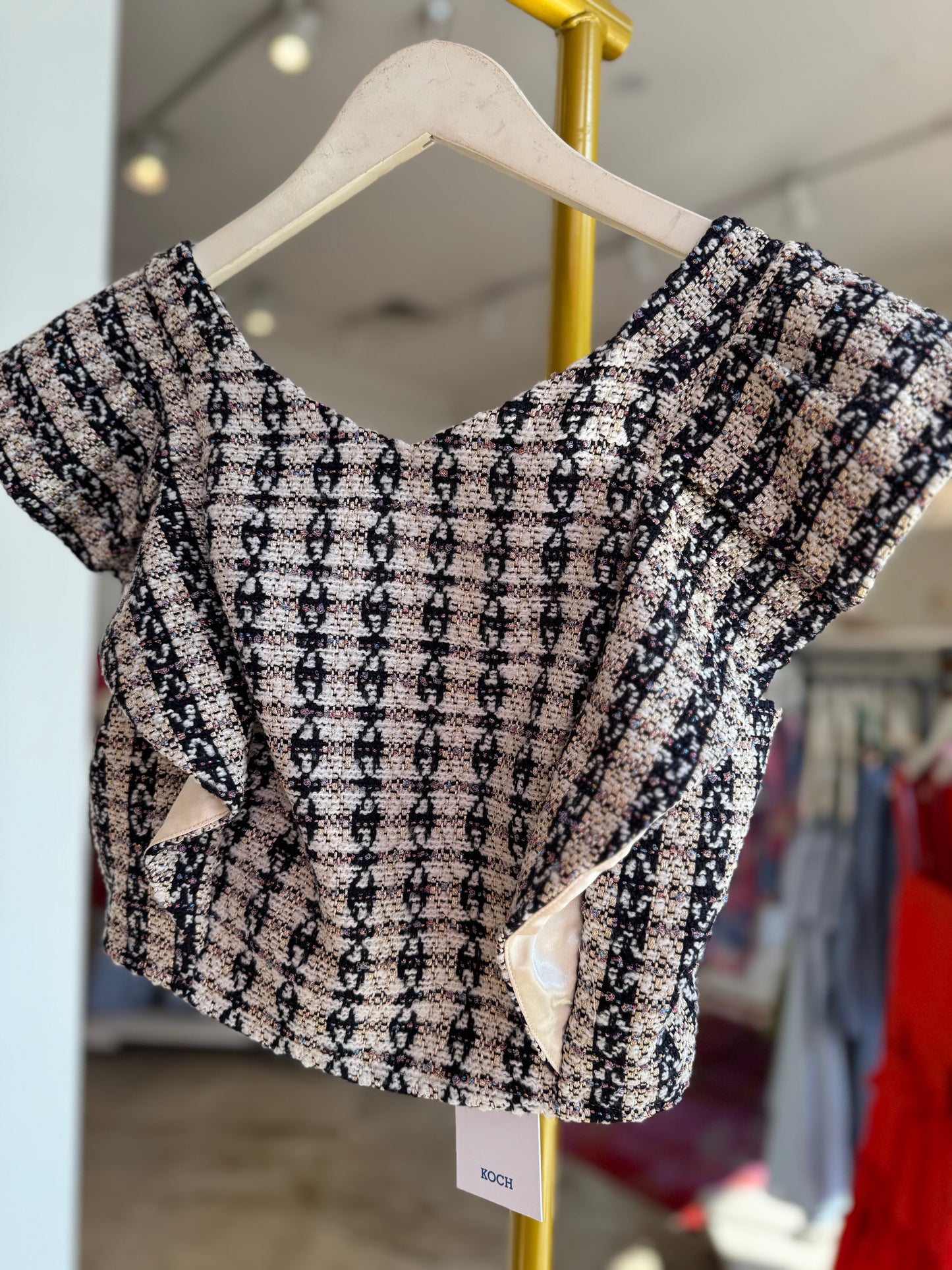 Koch Cecilia Top in Ivory Crown Jewel