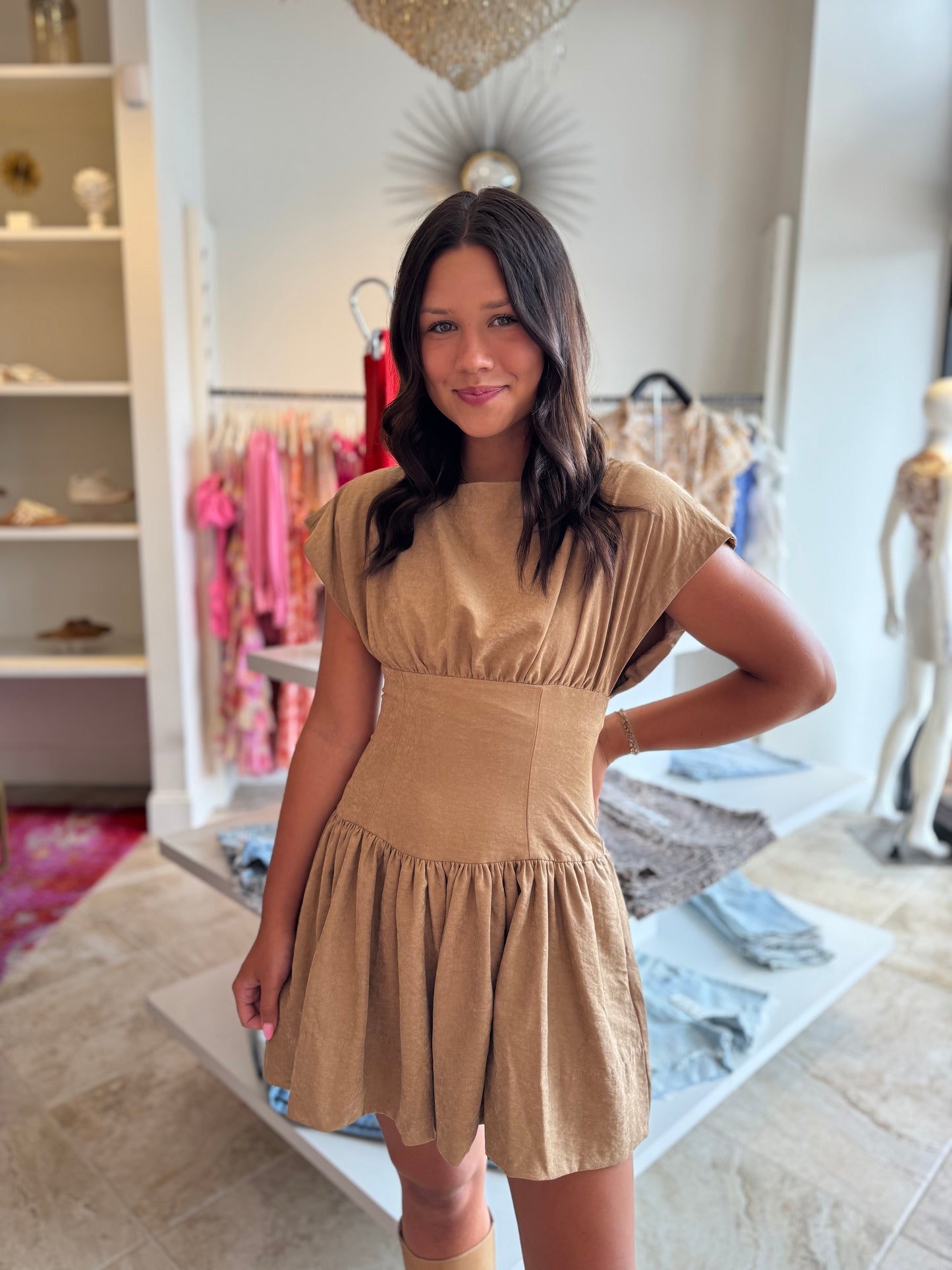 Line & Dot Cooper Mini Dress