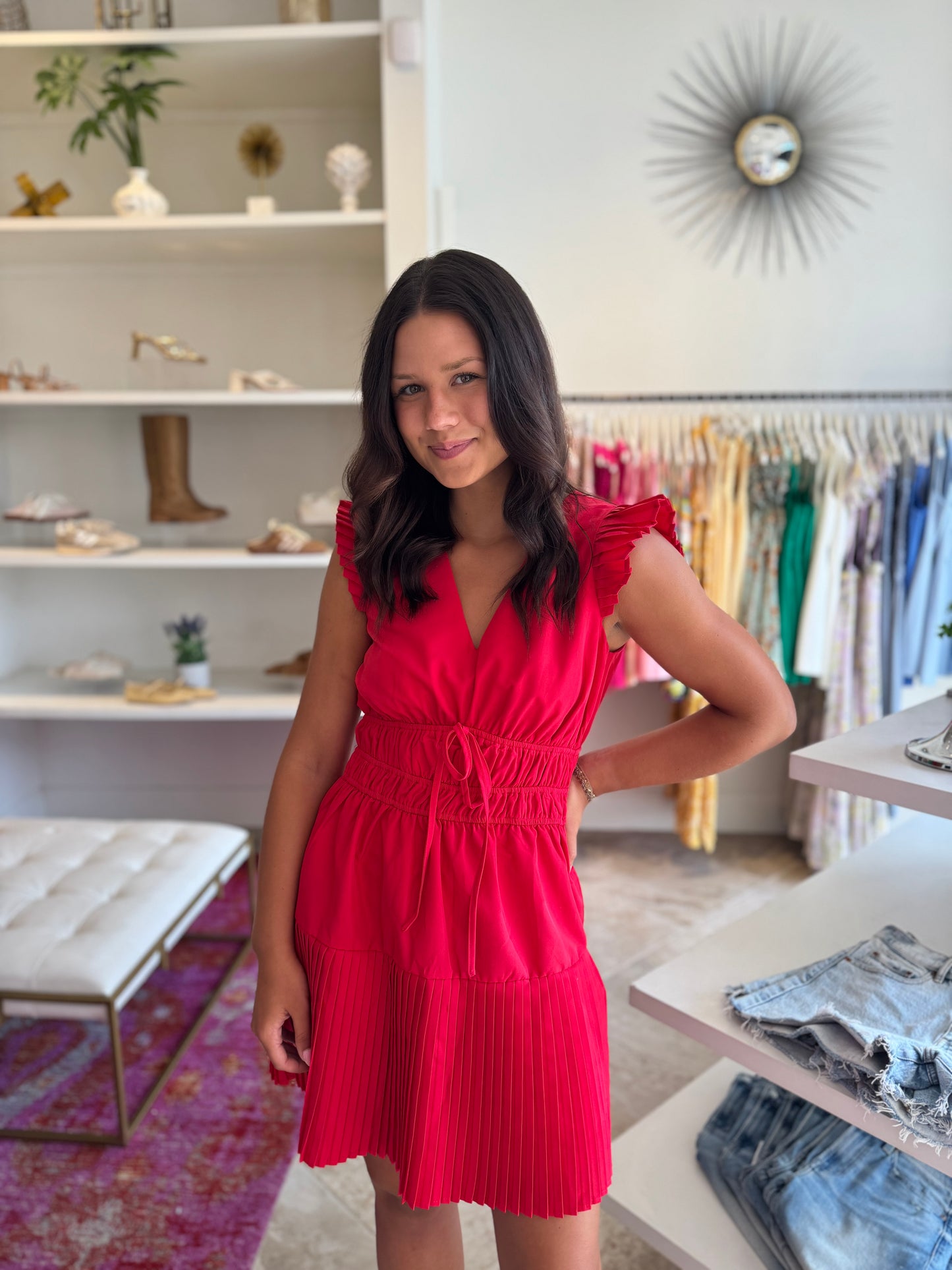 Renee Pleated Dress