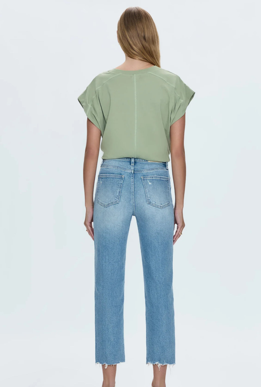 Pistola Charlie High Rise Classic Straight Jean in Dynamic Vintage