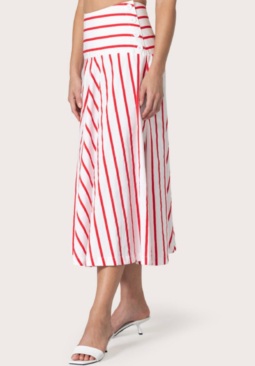 Lusana Oliver Top in Summer Stripe