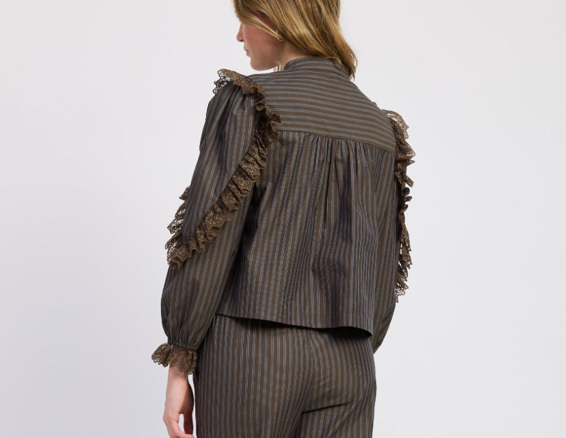 Jacquie The Label Avery Top in Ash Teal