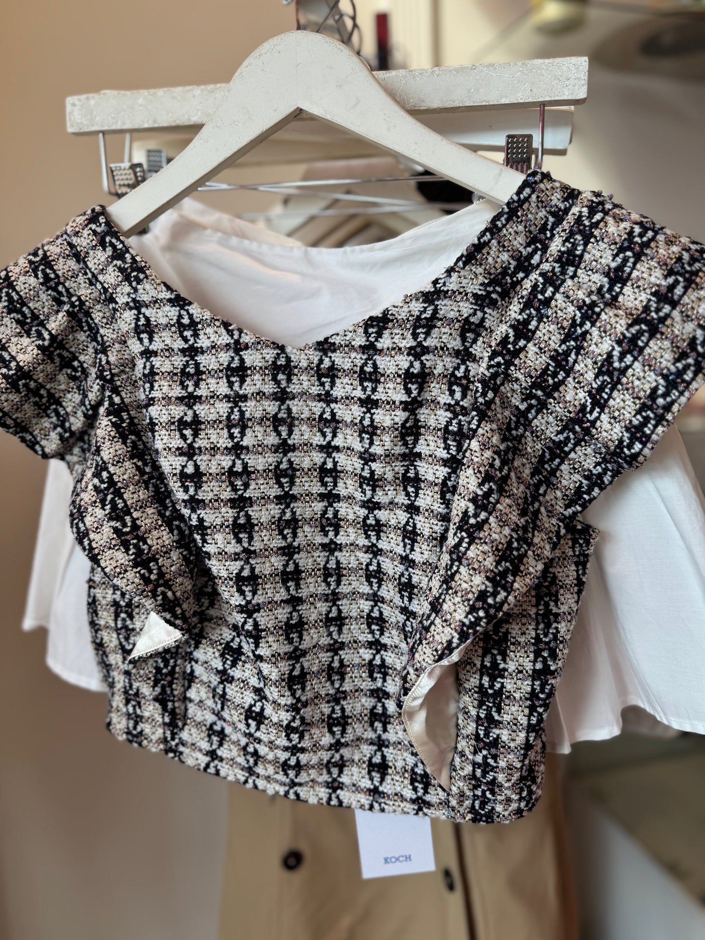 Koch Cecilia Top in Ivory Crown Jewel