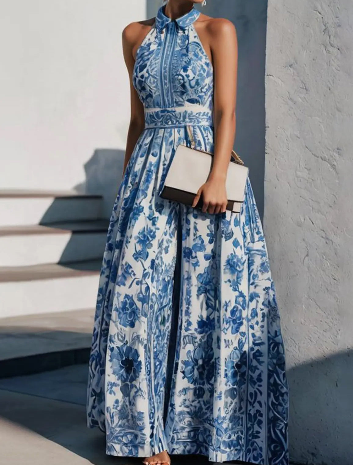 Corrie Floral Print Maxi Dress