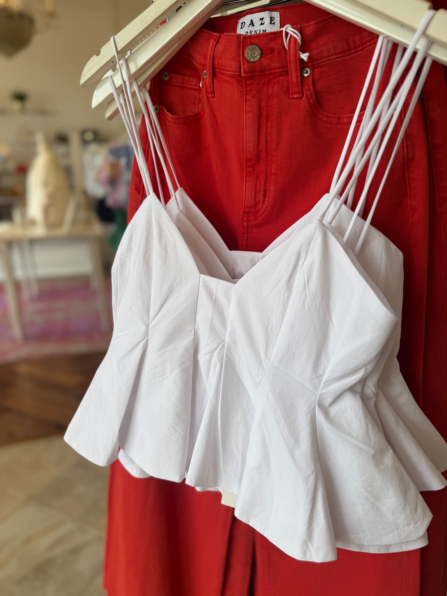 Deluc Azores Top in Off White