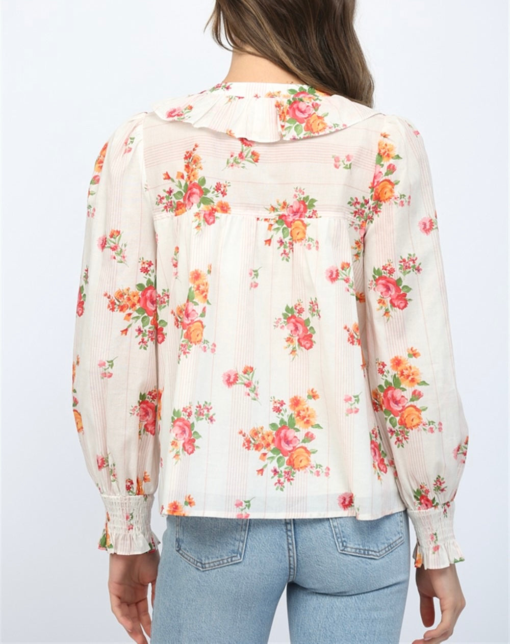 Ally Floral Longsleeve Blouse