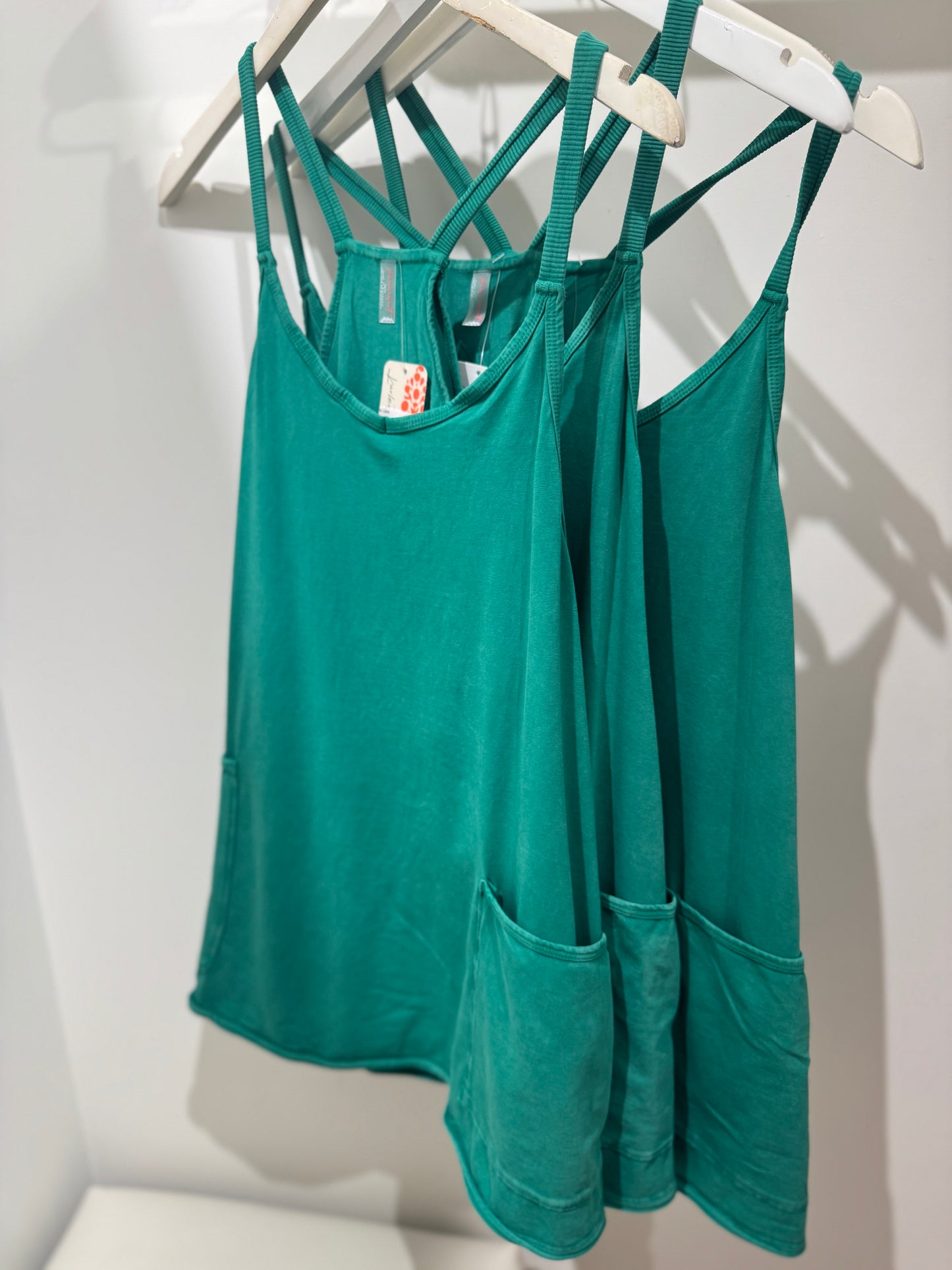 FP Movement Hot Shot Mini Dress in Green Glow