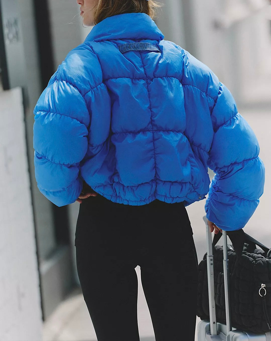 FP Movement In A Bubble Puffer Jacket in Rivera Blue