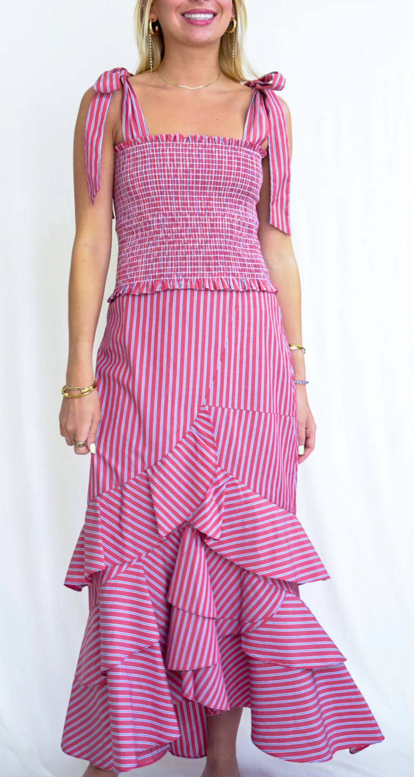 Koch Cece Top in London Red Stripe