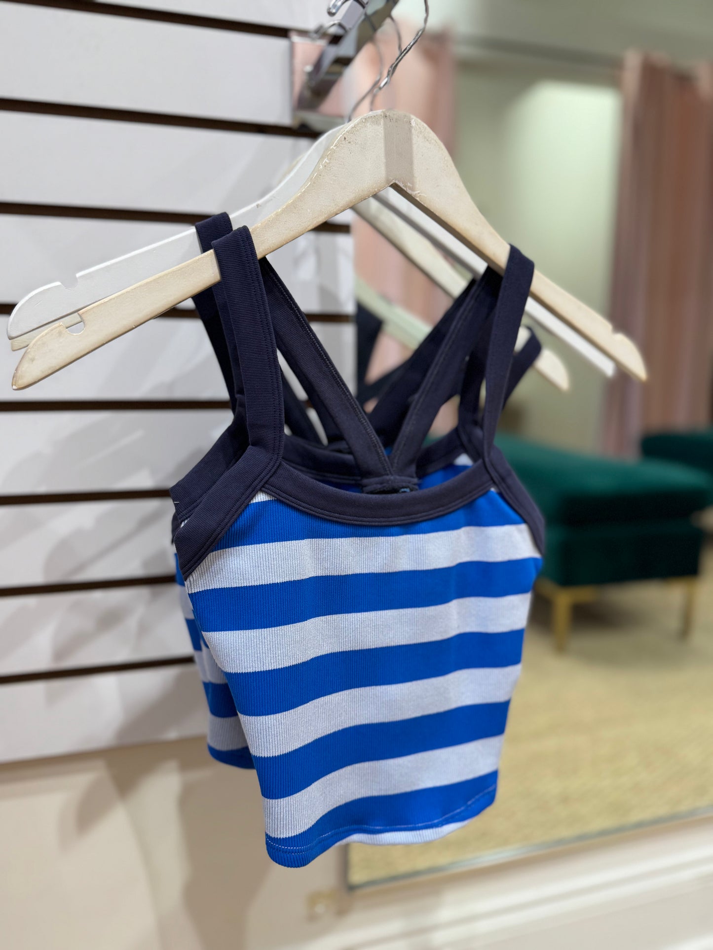 FP Movement All Clear Striped Cami In Light Cobalt Combo