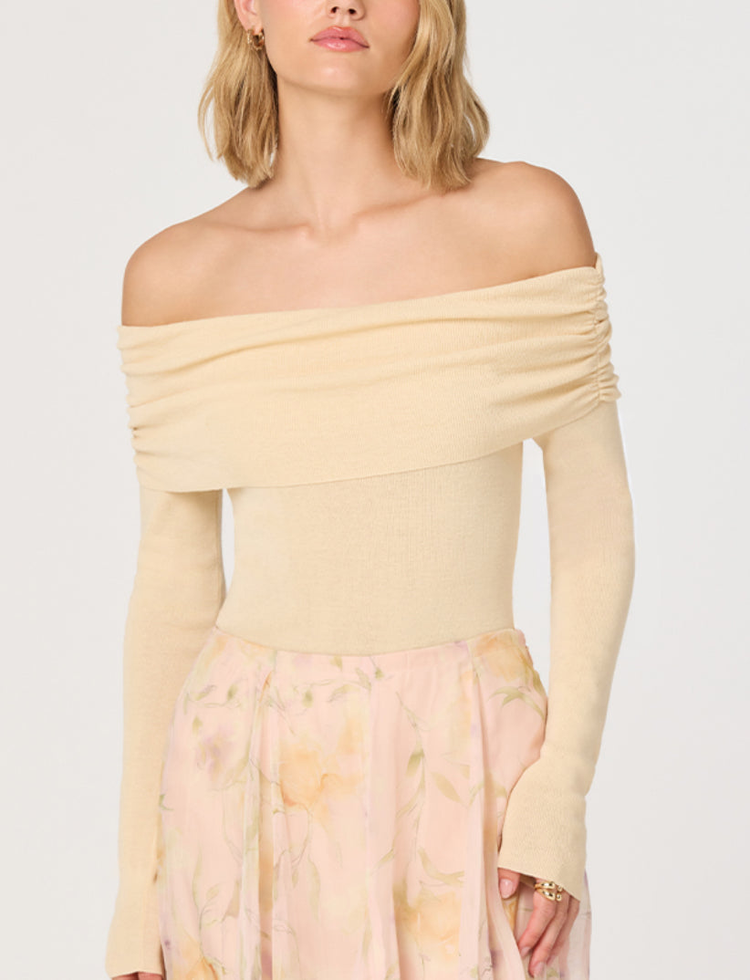 ASTR Kylin Sweater in Buttercream