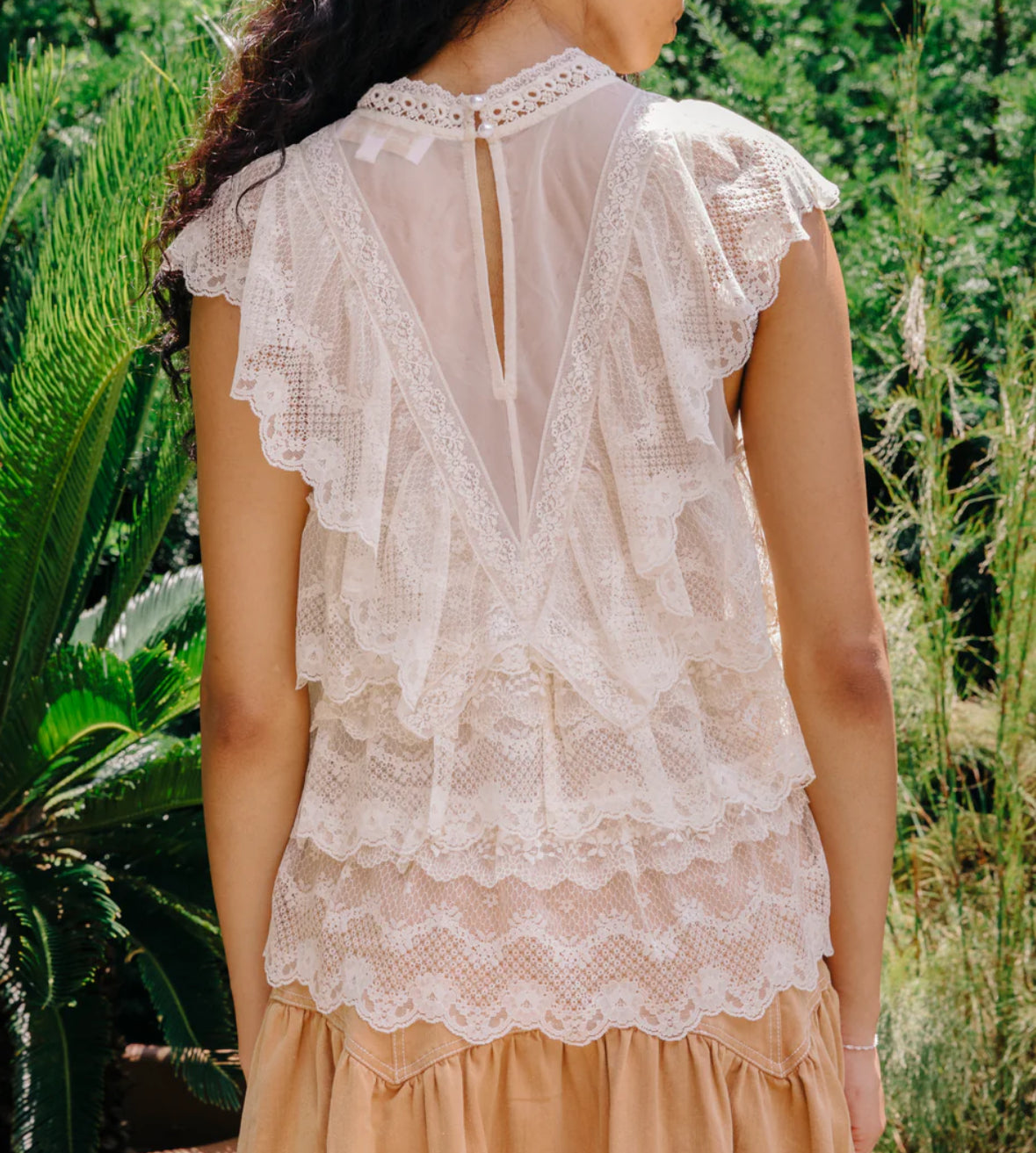 Love The Label Eden Top in Ivory