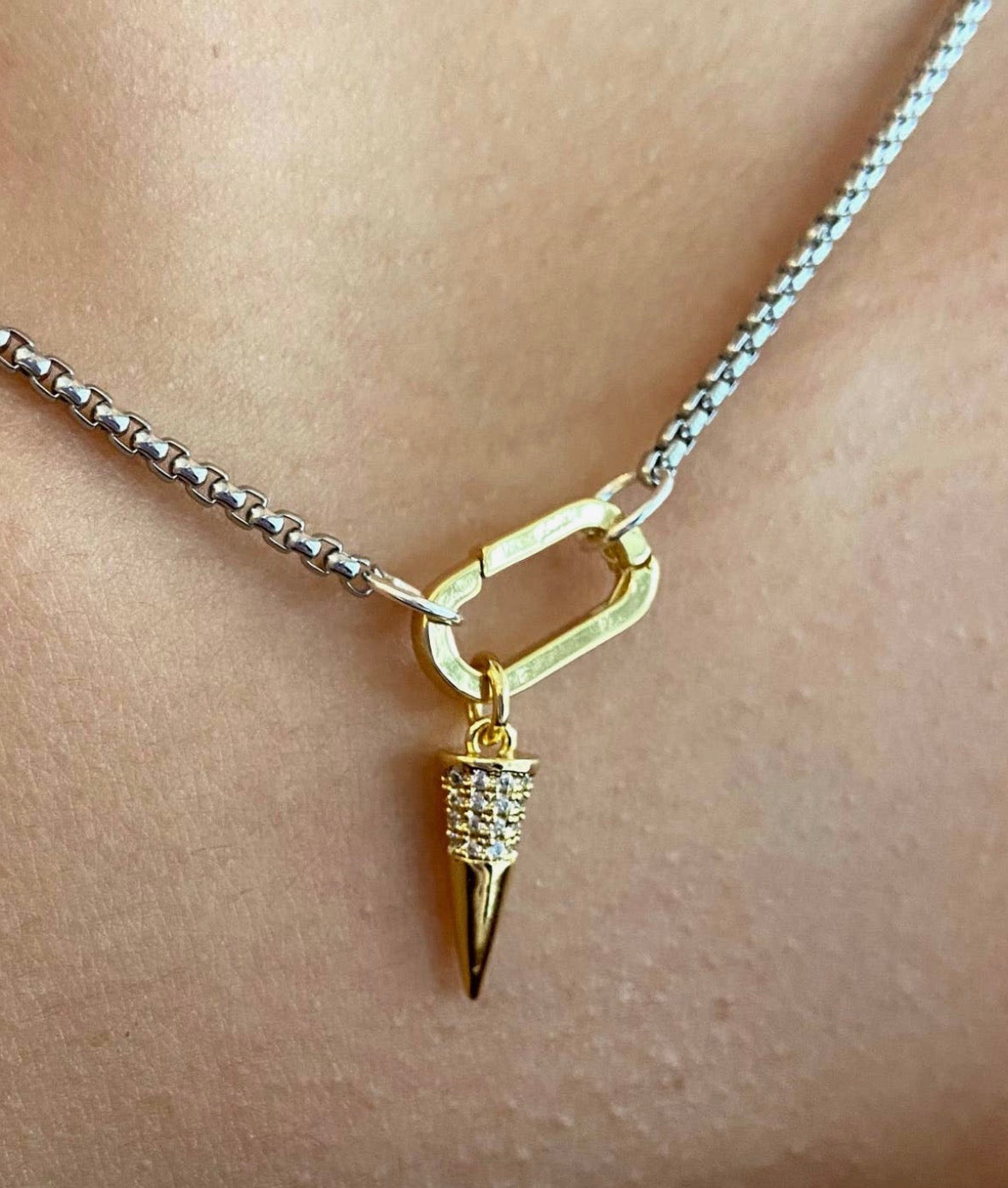 Nora James Quinn Mix Metal Necklace
