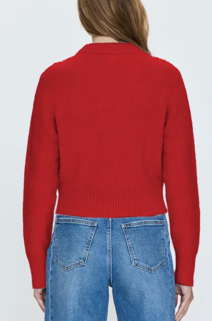 Pistola Sara Sweater in Rouge
