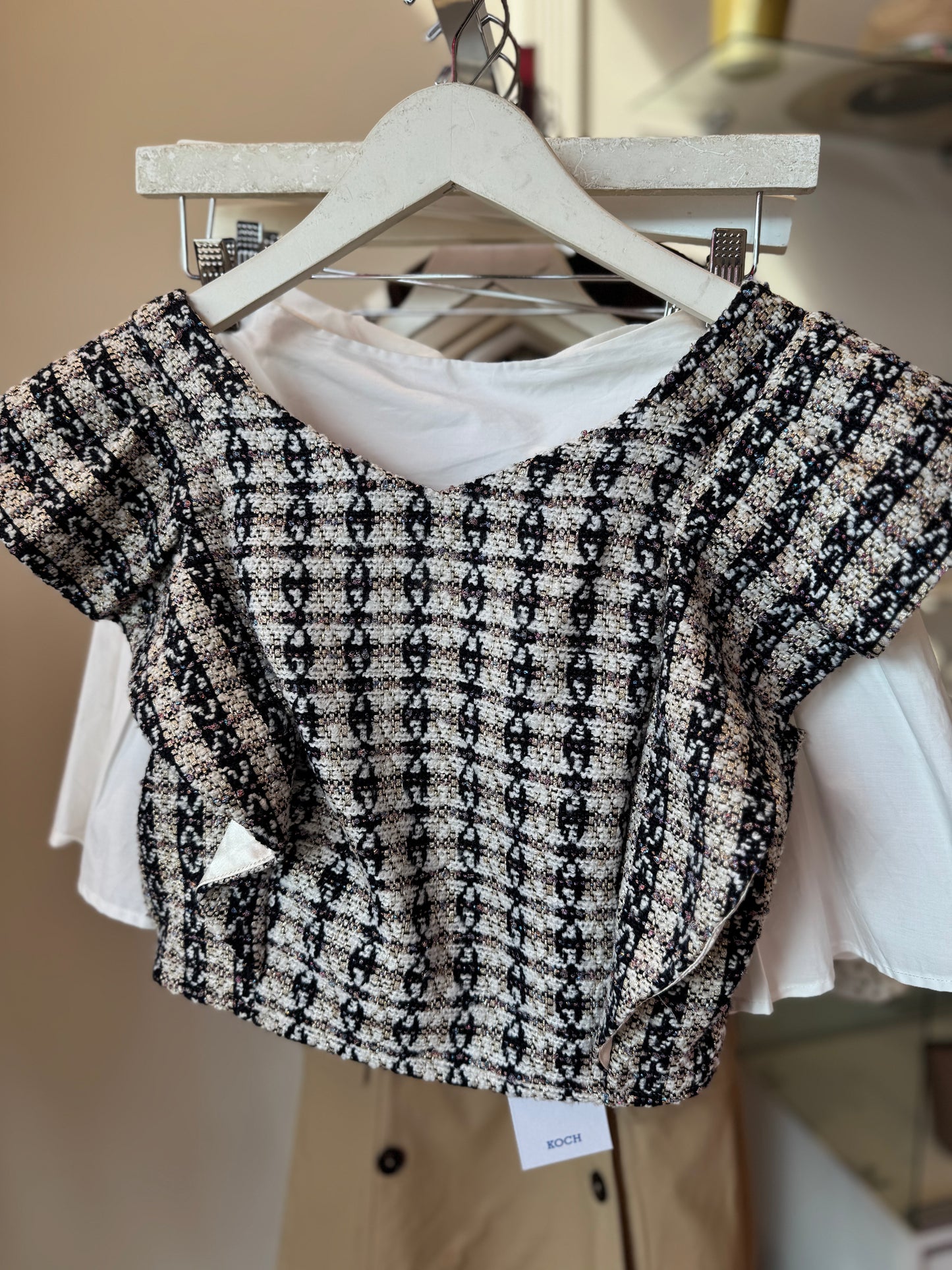Koch Cecilia Top in Ivory Crown Jewel