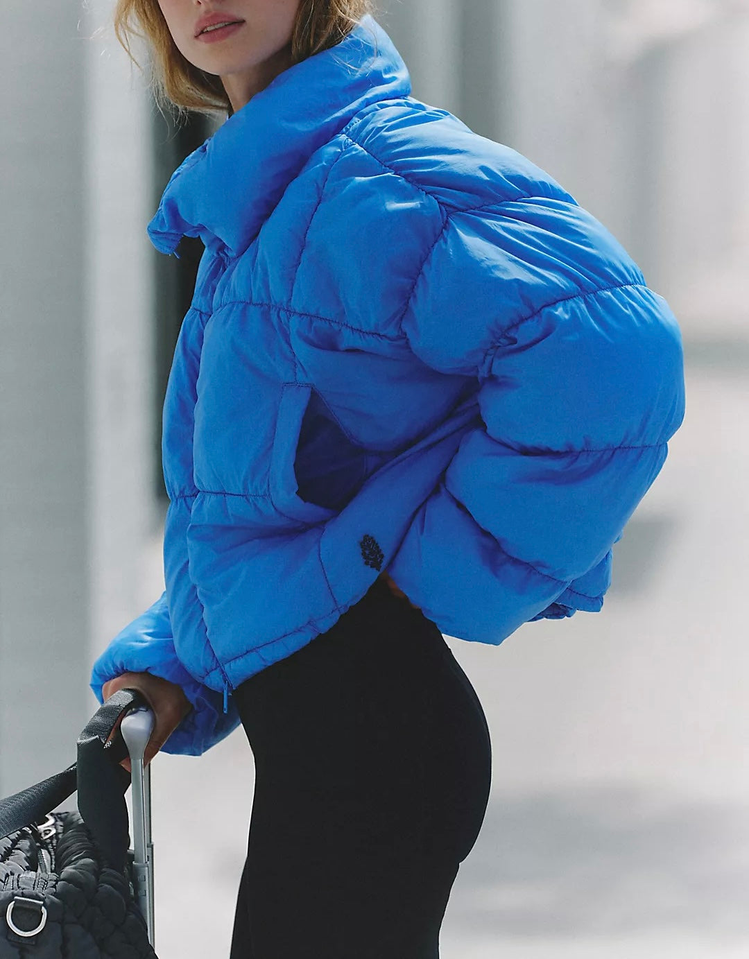 FP Movement In A Bubble Puffer Jacket in Rivera Blue