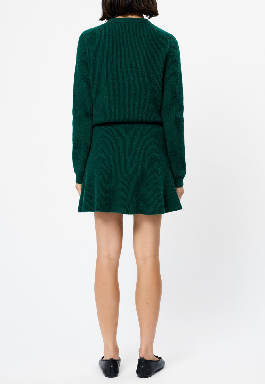 French Connection Vhari Knit Classic Pullover in Evergreen