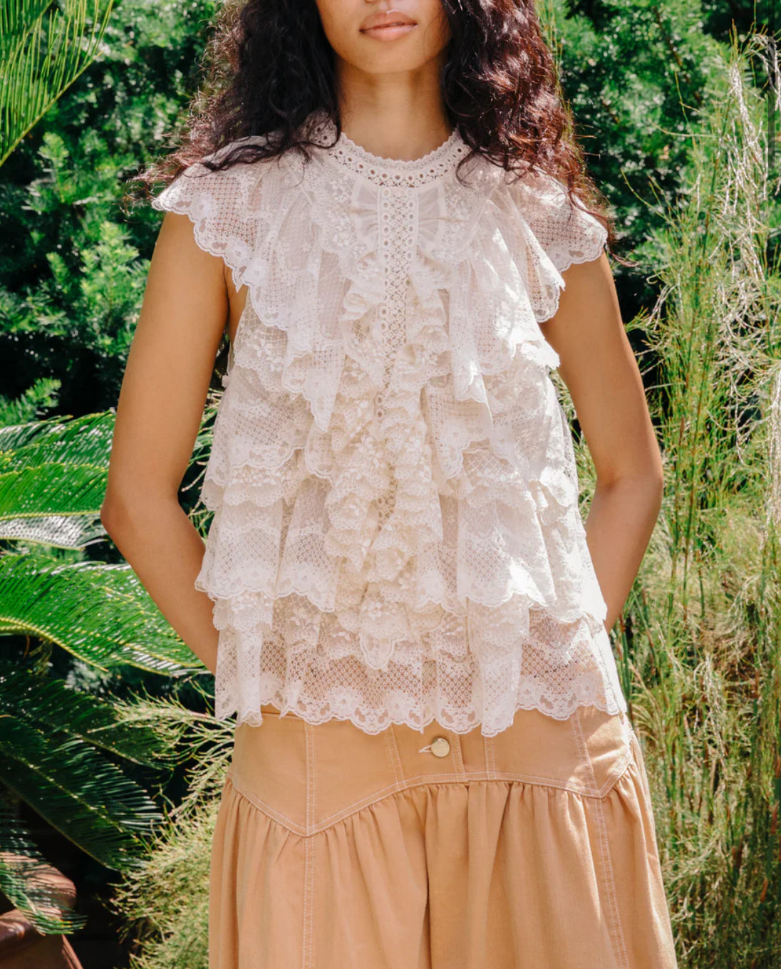 Love The Label Eden Top in Ivory