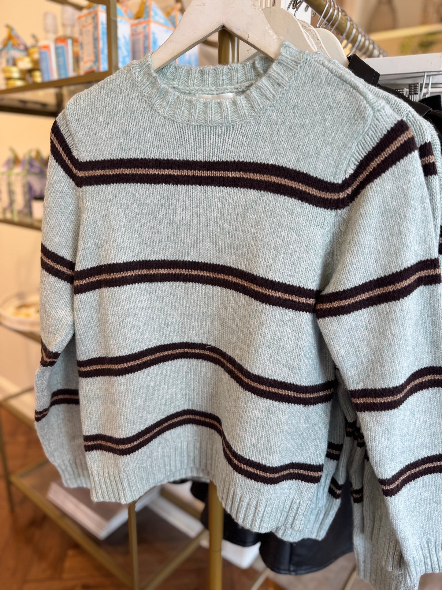 Line & Dot Dax Stripe Sweater
