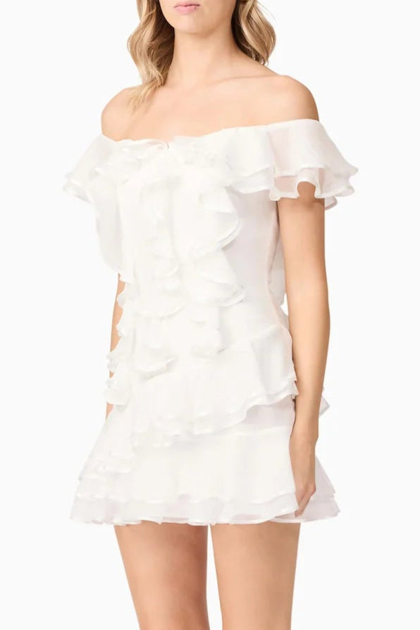 Elliatt Melissa Mini Dress in White