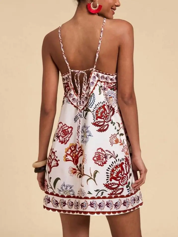 Hampton Floral Print Halter Dress