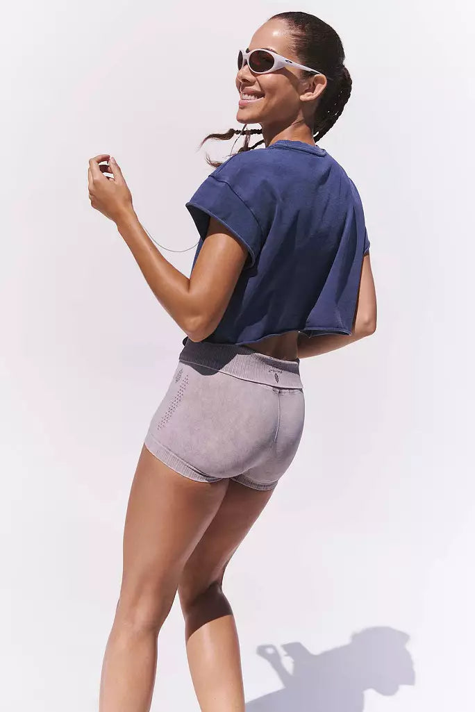 FP Movement Hot Shot Cropped Tee in True Navy