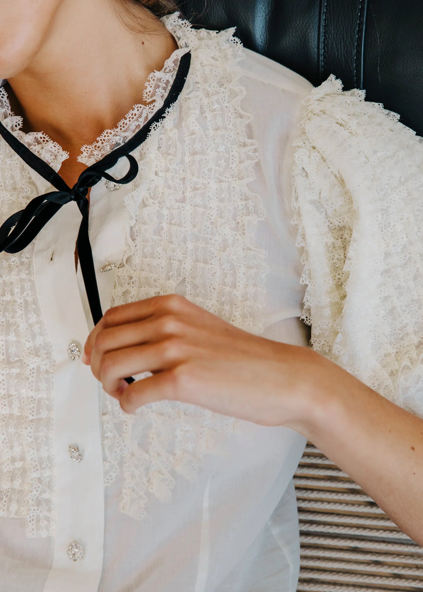 Love The Label Oceane Top in Ivory